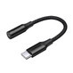 Ugreen AV161 adattatore per cuffie mini jack 3,5 mm (femmina) / USB-C (maschio) 10 cm - nero