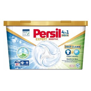 Persil Discs Expert Sensitive 4-in-1 Washing Capsules, 17 pieces
