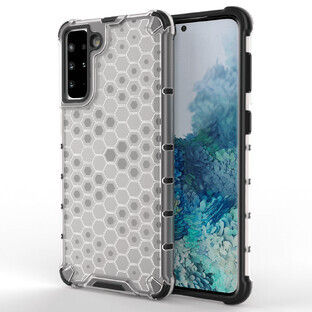 Honeycomb case armored cover with gel frame Samsung Galaxy S22+ (S22 Plus) transparent