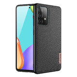 Dux Ducis Fino nylon-covered case cover Samsung Galaxy A72 4G black