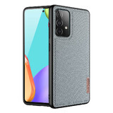 Dux Ducis Fino nylon covered case Samsung Galaxy A72 4G grey