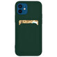 Card Case siliconen portemonnee hoesje met kaartvak documenten voor Samsung Galaxy A42 5G donkergroen