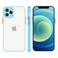 Milky Case siliconen flexibele doorzichtige case voor Samsung Galaxy A72 4G blauw