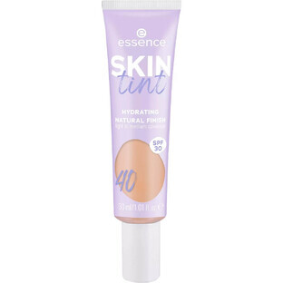 Essence Skin Tint Moisturising Colour Cream mit leichter bis mittlerer Deckkraft SPF30 40, 30 ml