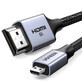 Ugreen HD164 15516 cavo micro HDMI / HDMI 2.1 8K 1m - grigio