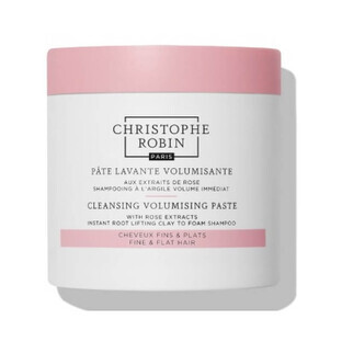 Christophe Robin Pasta Limpiadora Voluminizadora Con Extractos De Rosas Champú en pasta limpiador para levantar el cabello de raíz, 75ml