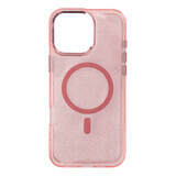 MagSafe Glitter Case for iPhone 16 Pro Max - pink with glitter