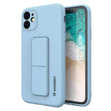 Wozinsky Kickstand Case étui en silicone avec support Samsung Galaxy A32 5G bleu clair