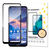 Wozinsky verre trempé Full Glue pour écran complet avec Case Friendly Nokia 5.4 frame noir
