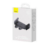 Baseus Steel Cannon 2 support de smartphone pour grille d'aération noir (SUGP000001)