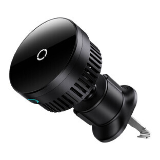 Suport auto Baseus MagPro Series cu încărcător inductiv 15W pentru grila parbrizului - negru