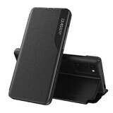 Eco Leather View Case elegant case with flip cover and stand function Xiaomi Poco M3 / Xiaomi Redmi 9T black
