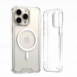 Clear Corner Case MagSafe case for iPhone 16 Plus - transparent