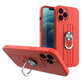 Funda de silicona Ring Case con asa para los dedos y soporte para Samsung Galaxy A13 5G rojo