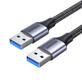 Ugreen cable cable USB - USB 3.0 5Gb/s 0.5m gray (US373)