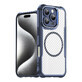 Leading Series MagSafe siliconen hoesje voor iPhone 16 Pro Max - blauw
