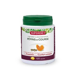 Superdiet Pumpkin Seed 120 Capsules