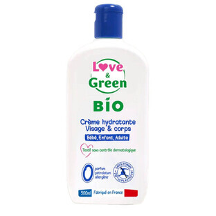 Love&Green Creme Hydratante Visage et corps 500ml