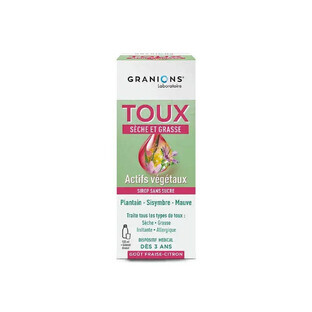 Granions Tos Seca y Gaseosa Productos Sanitarios 120 ml + vaso dosificador
