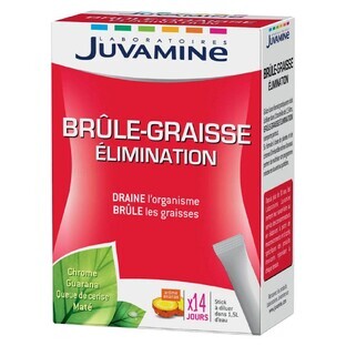 Juvamine Brule Graisse Elimination 14 Sticks