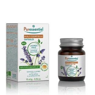Puressentiel Essential Oils Lavender Vera Bio 60 Capsules