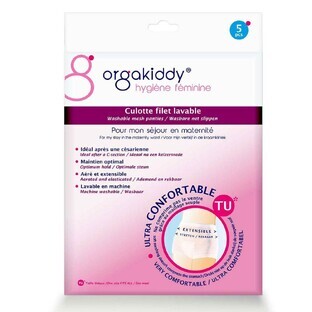 Orgakiddy Culotte Filet Lavable Taille Unique X5