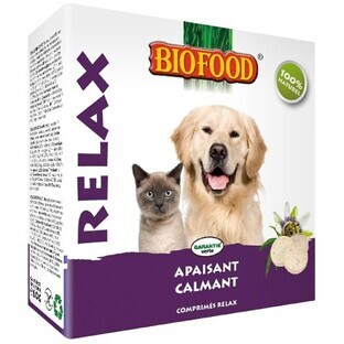 Biofood Relaxing, soothing and calming for dogs and cats 100 tablets