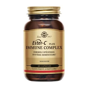 Solgar Ester C® Plus Défenses Immunitaires Immunkomplex 60 Kapseln