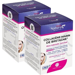 Pharm Nature Micronutrition Collagène Marin de Bretagne Peau sublimée et Anti-âge 2x300g