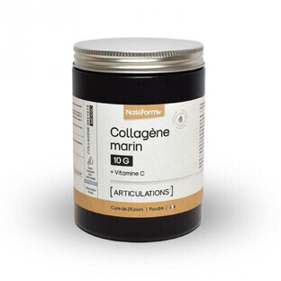 Nat&Form Collagene marino Articolazioni 10g + Vitamine C 252g