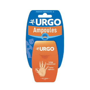 Urgo Fingers & Feet Fläschchen 6 kleine Verbände 6,1 X 2,5 cm