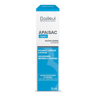 Bailleul Apaisac Bálsamo Labial Piel Sensible, Seca y Fragilizada 15ml