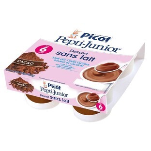 Picot Pepti Junior Dessert Milk Free From 6 months 4x100g