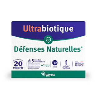 Vitavea Santé Ultrabiotic Natural Defenses 30 capsules