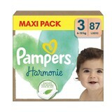 Pampers Harmonie Couches Taille 3 6 à 10kg x87