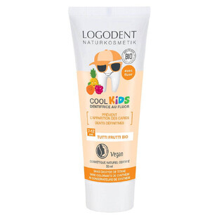 Logona Cool Kids Tutti Frutti Fluorid Gel Zahnpasta 50ml