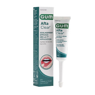 Gum AftaClear Gel Zweren en zweertjes in de mond 10 ml
