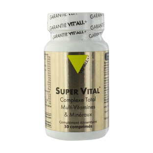 Vit'All+ Super Vital Total Multivitamin and Mineral Complex 30 Tablets