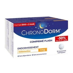 Chronodorm Melatonina 1mg 2x30 compresse sublinguali