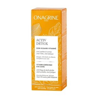 Onagrine Activ Detox Soin Regard Vitamins Anti Age Eclat 15 ml