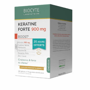 Biocyte Capelli Keratine Forte 900mg Boost 3x40 Capsule