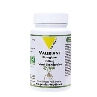 Vit'All+ Gestandaardiseerd organisch valeriaanextract 300 mg 60 capsules