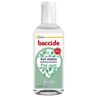 Baccide Gel Mains Desinfectant Hydroalcoolique Thé Vert Peaux Sensibles 30ml