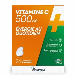 Vitavea Santé Vitamins C Energie au quotidien 24 chewable tablets