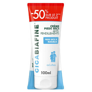 Cicabiafine Anti-cracking cream for dry feet 2x100ml