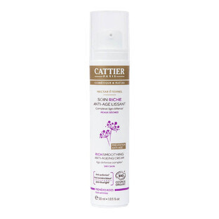 Cattier Anti-età Nectar Eternel, trattamento biologico ricco e levigante per la pelle secca 50ml