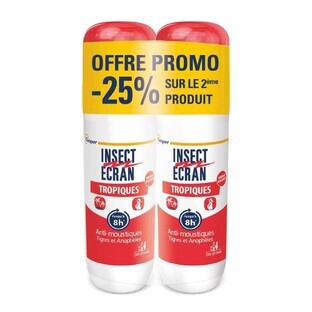 Insect Ecran Skin Repellent Tropical Zones Erwachsene und Kinder 2x75ml
