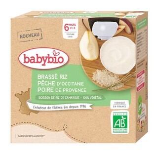 Babybio Purea Bio Vanaf 6 maanden 4x85g