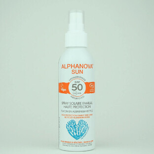 Alphanova Sun Bio-Familien-Sonnenspray SPF50+ Hoher Schutz 150g