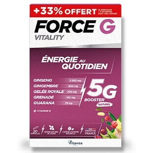 Vitavea Santé Force G Vitalidad Energía Diaria 20 Ampollas